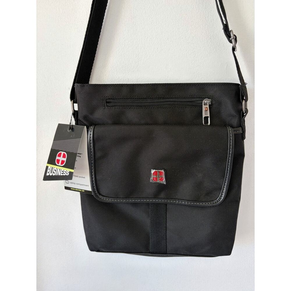 NWT Dernier Black Travel N Meet Crossbody Anti Theft Bag